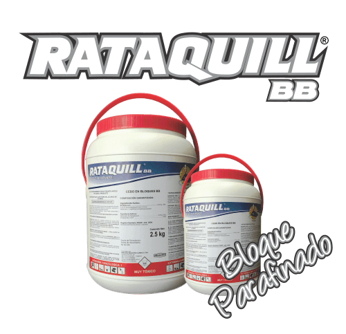 Veneno para Roedores Rataquill SB en Pellets, Bloque parafinado y Gel