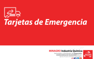 Tarjeta de Emergencia Productos Minagro Industria Quimica